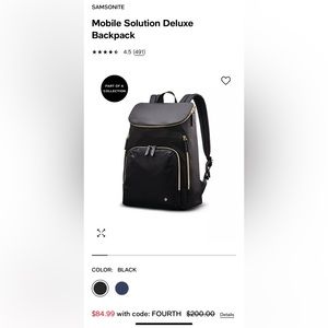 Samsonite Mobile Solution Deluxe Backpack
